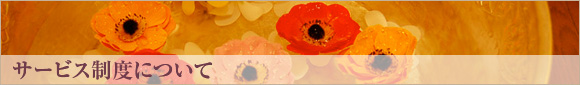 サービス制度について
